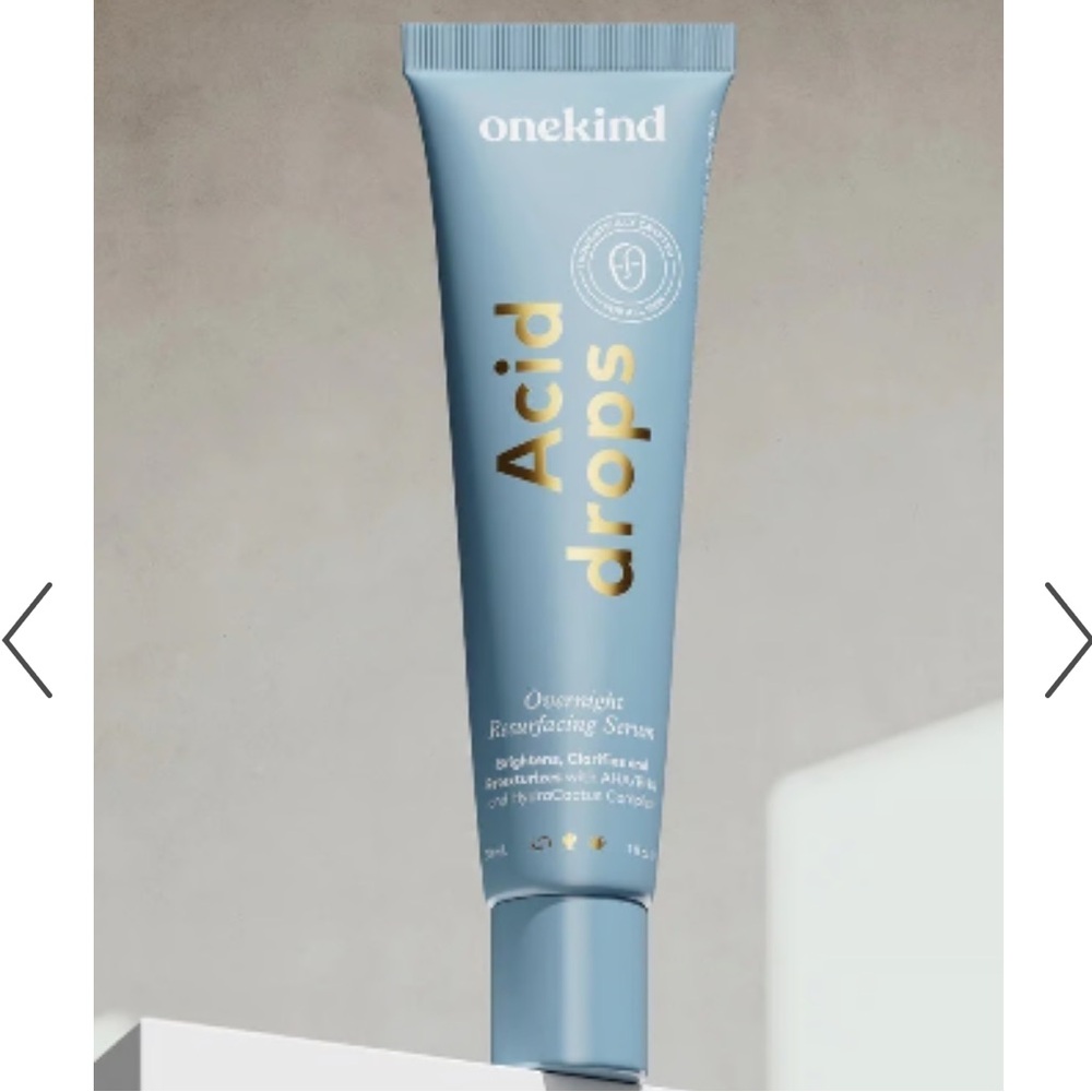 Onekind Aciddrops Overnight Resurfacing Serum full size 1oz